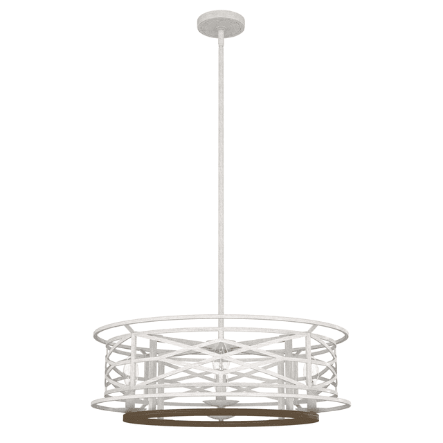 Hunter Langwood 4-Light Chandelier in Distressed White