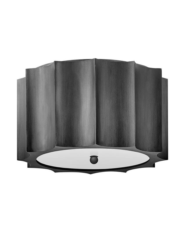 Brushed Graphite LED Flush Mount from the Gia Collection