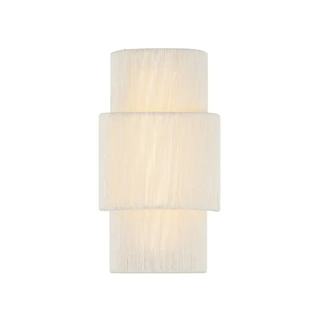 Balthazar LED Wall Sconce in Natural Abaca