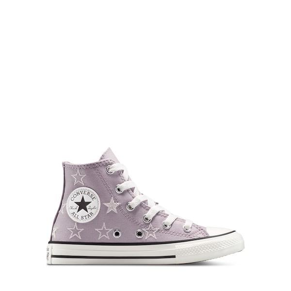 Little Kids' Chuck Taylor All Star Hi Sneakers in Purple/Star Print