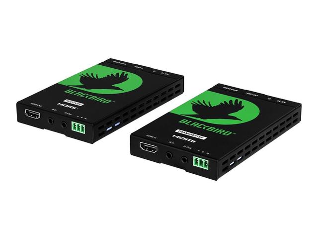 Monoprice Blackbird 4K60 Pro HDBaseT Lite Video Extender Kit up to 70m with IR, PoC, RS-232, HDCP 2.2
