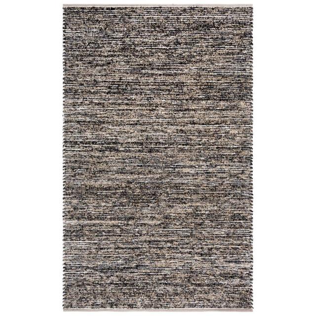 Cape Cod 4 ft. x 6 ft. Beige/Black Distressed Gradient Area Rug