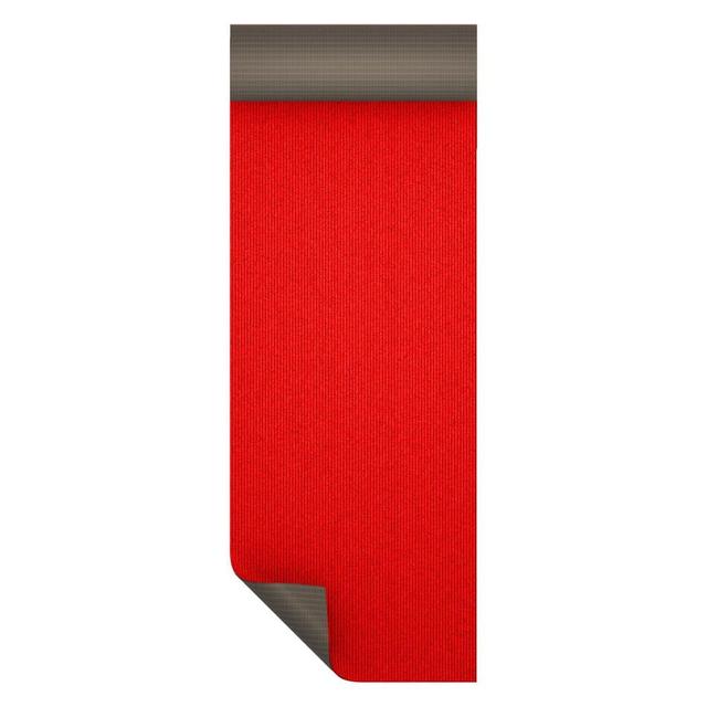 Non-Slip Hallway Runner Rug by The Foot Utility Mat For Home/Office Red Ribbed, 2.6 ft. x 14 ft.