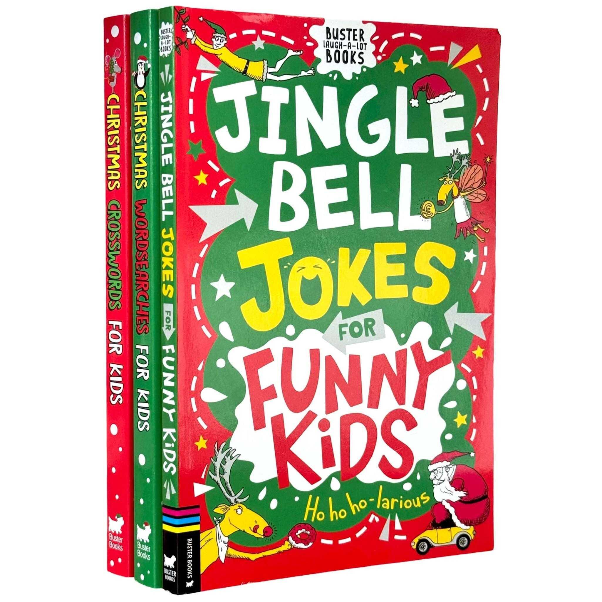 TEMU Christmas Crosswords Collection By Sarah Khan And Gary Panton 3 Books Set - Ages 7-9 - Paperback, Over 150 Fun Christmas Word Search Puzzles, Winter-themed Jokes, Festive Family Activities