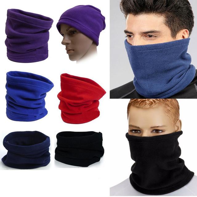TEMU 2pcs Multi-use Fleece Neck Cover (26cm×30cm) - 100% High-quality Neck Heater, Hat & Scarf (adjustable Straps)