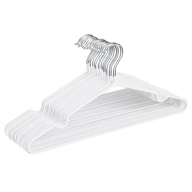 TEMU Hangers Non-slip Clothes Hangers Sturdy Space-saving Thin Hangers 0.4cm 40 Pack