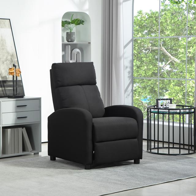 TEMU Homcom Relax Armchair With 135° Reclining Backrest And Removable Footrest, In , 69x87x100.5cm