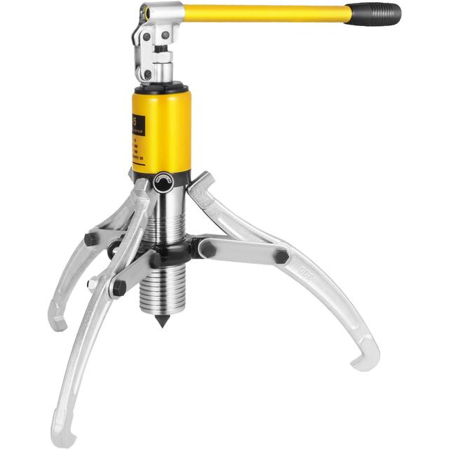 TEMU Vevor Hydraulic Gear Puller, 15 Ton Max. Capacity Hydraulic Puller, 2 Or 3 Bearing Separator, 3.9"- 11.8" Hydraulic Puller Separator Tool For Pulling Hubs, Flanges, Gears, Bearings