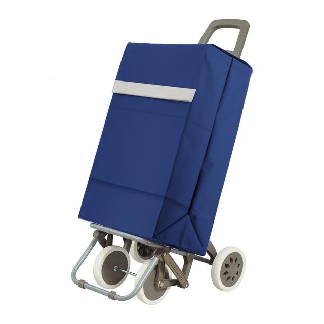 TEMU Carro de Compra Plegable 48L con 4 Ruedas - 100x41x33cm, y Resistente para Supermercado