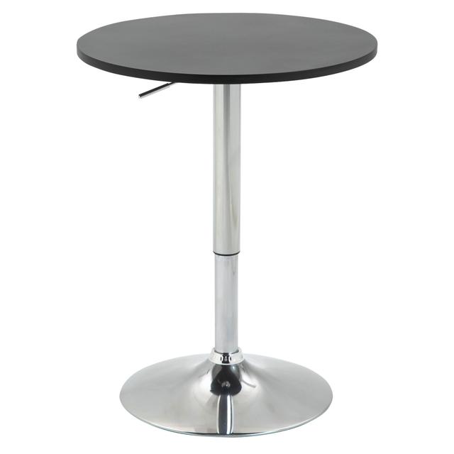 TEMU Homcom Adjustable Height Bar Table With Round Base And Anti-slip For Kitchen Dining 60x69-93
