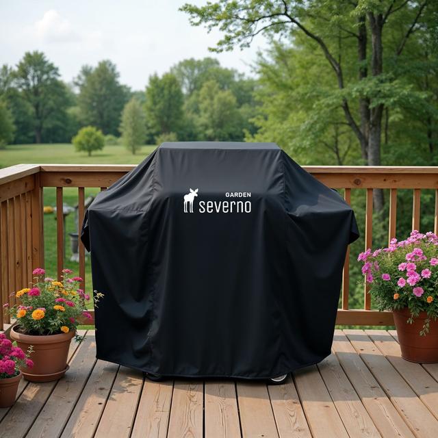 TEMU Waterproof Grill Cover 145x61x117 Cm