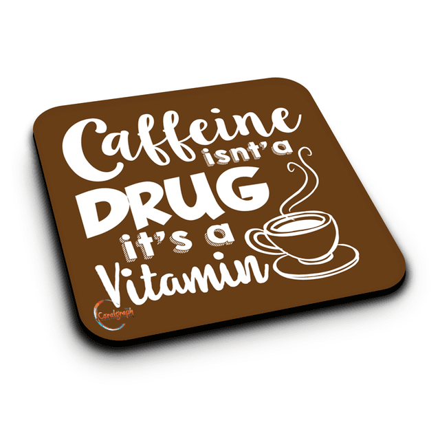 TEMU Isn’t A Drug, A Vitamin Mdf Wooden Coaster – Funny Gift For Coffee (er175)