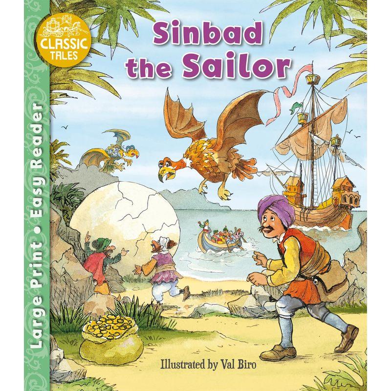 TEMU Sinbad The Sailor, A Thrilling Adventure In Classic Tales Easy Readers For Kids Aged 6+ Years