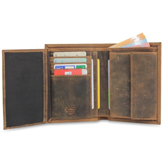 TEMU Brown Suede Men'