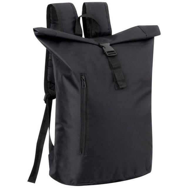 TEMU Sac à Dos Baroni Home Rolltop en Toile, Spacieux et avec un Design Décontracté pour et l' , Léger et Confortable, en et Noir