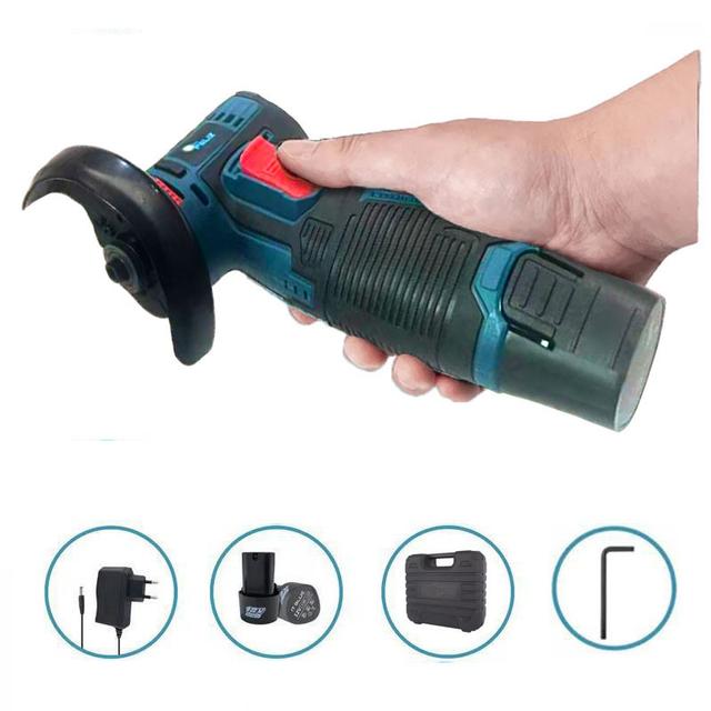 TEMU Amoladora Inalambrica, Weytoll 12V Amoladora Portable con Cargador y 2 Baterías para Amoladora Eléctrica de 19500 rpm