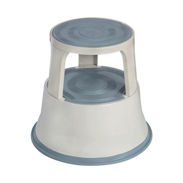 TEMU 2 Tier Light Grey Step Stool