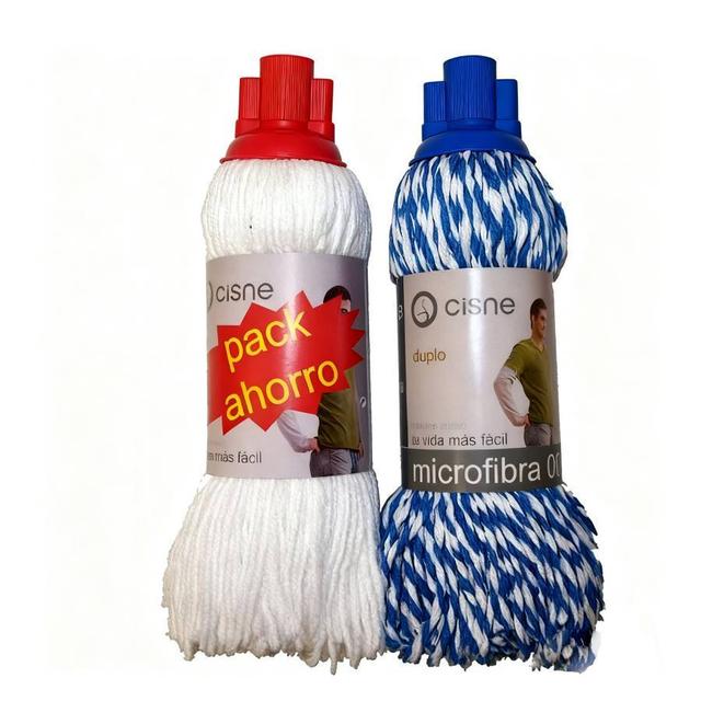 TEMU Cabeça de Esfregona de Microfibra, Leve de Limpar, Secagem Rápida e Respirável, Fácil de Desmontar, Dois em Um, 1 Jogo / 6 Jogos