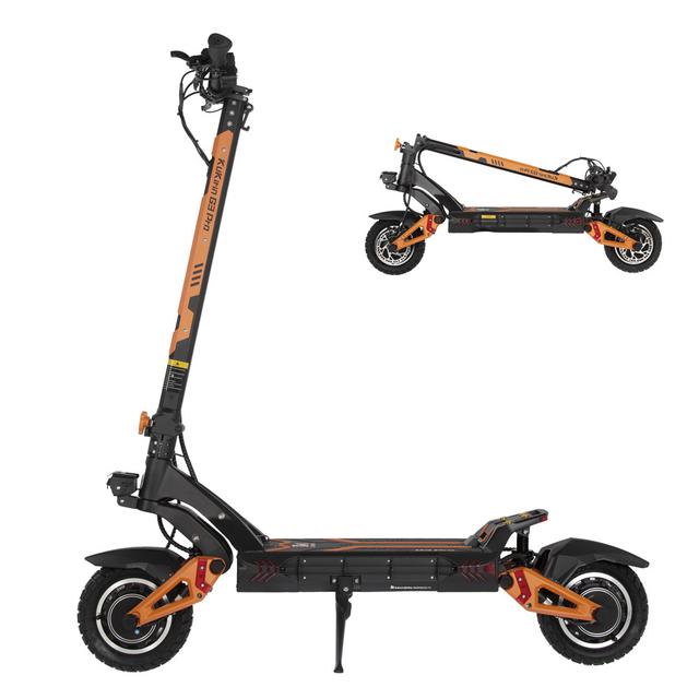 TEMU Foldable Electric Scooter, 23.4ah Battery, 80km , Multiple Speed , 10-inch Off-road Pneumatic Rubber Tires, Front & Rear Oil Brakes, Lcd Display, 11 Lights