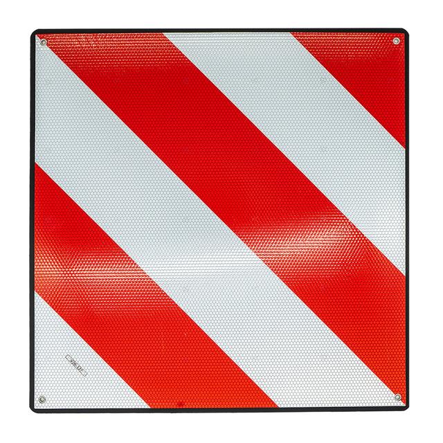 TEMU SHENGBO- de advertencia reflectante de visibilidad – diseño y , 50x50 cm, material duradero, para autocaravanas, bicicletas y remolques – ideal para Italia, España y Portugal.