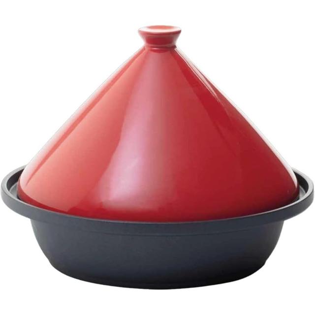 TEMU Induction et Vitro-céramique Rouge 30,20 x 30,20 cm