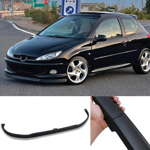 TEMU Front Bumper Lip Wrap For 206+ 1998-2012 All Car Adjustable Universal Car Tuning