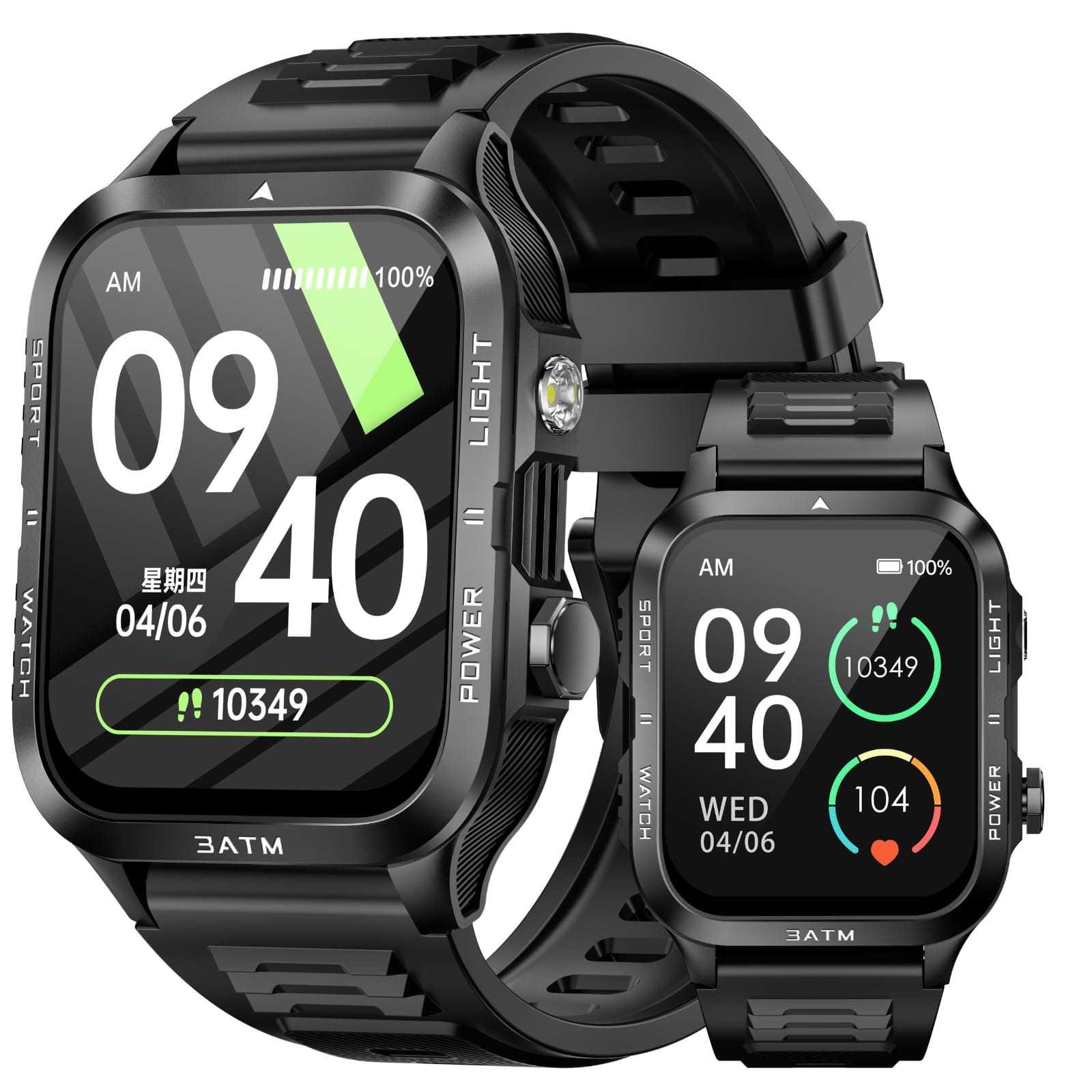 TEMU SMARTWATCH ZEGAREK MĘSKI MENU jezyk polski ROZMOWY SPORT SMART WATCH Bluetooth