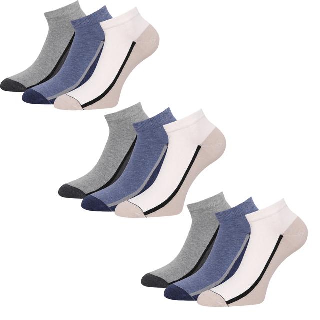 TEMU 9 Pairs Men's Ankle Sockscomfortable Short Socks 39-42, 43-46, 47-50