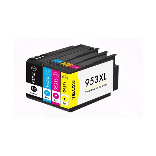 TEMU 953 Xl Multipack Ink Cartridges Replacement For 953 Xl With Upgraded Chip Compatible For Pro 7720 7730 8210 8710 8715 8720 8725 8730 (black Magenta Yellow))