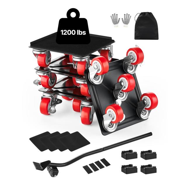 TEMU Vevor Furniture Dolly Heavy Duty Furniture Mover With 1200 Lbs Capacity