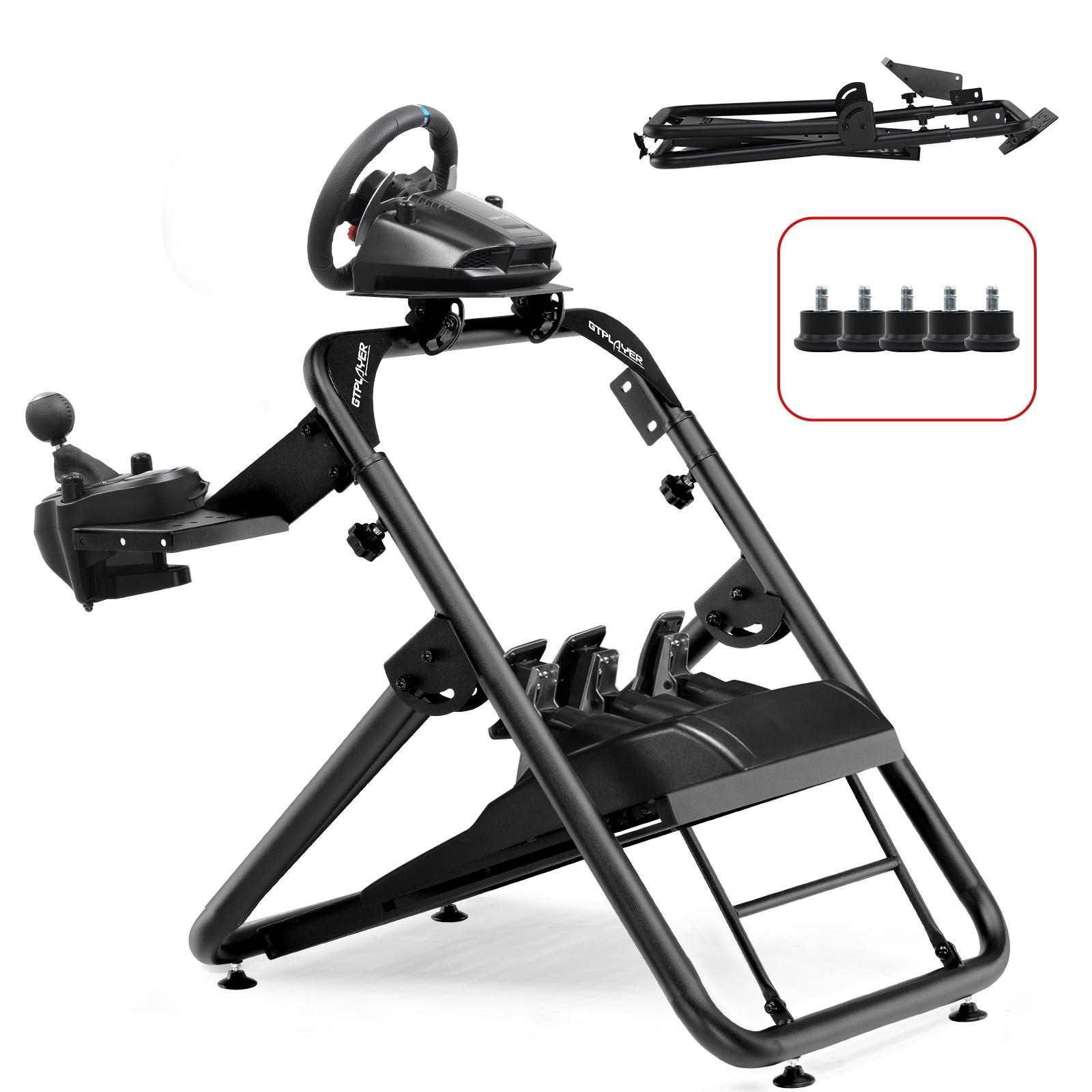 TEMU Support For Sim Racing Steering Wheel For G29 G25 G27 T300rs Wheels, With Adjustable , Height, And Angle Support.