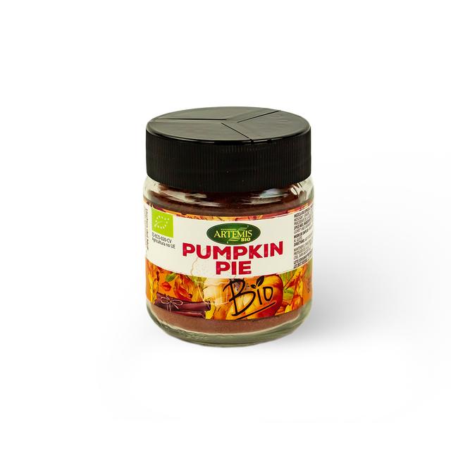 TEMU Pumpkin Pie Eco Bio 60g | Mezcla de Especias Ecológicas con Canela, Nuez Moscada, Jengibre, Clavo y Cardamomo | Ideal para Postres, Tartas y Bebidas Especiadas | Artemis