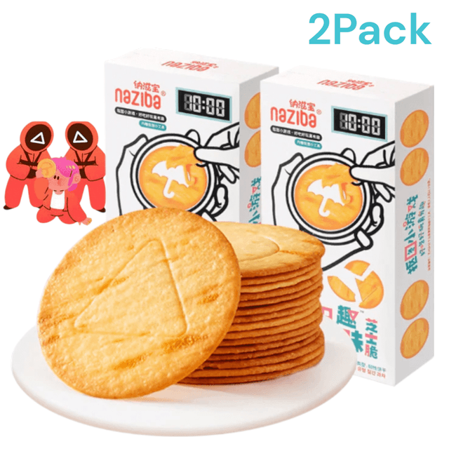 TEMU 2 Packs Of Naziba Cheese Crackers 2x158g – Crispy Cheese Snacks | Delicious Food To Eat | Perfect For Snacks, Party & Everyday | Food And Delicacies For Cheese Lovers