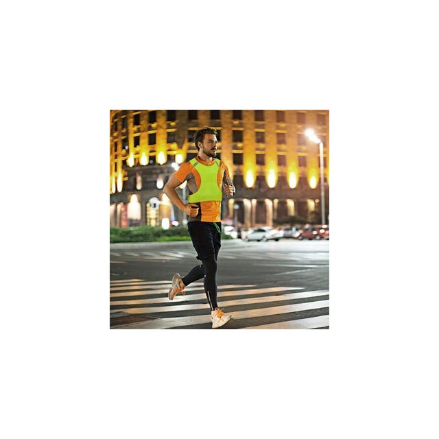 TEMU Chaleco Reflectante para correr y en bicicleta