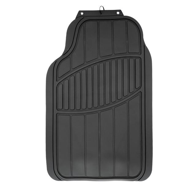 TEMU Alfombra de coche recortable.1 pieza Alfombrilla para coche del conductor, pieza única universal, antideslizante, resistente al , de goma lavable.