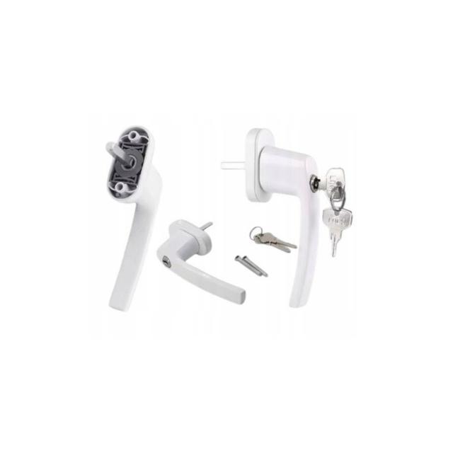 TEMU KLAMKA DO OKNA Z KLUCZYKIEM ZAMEK OKIENNA KLUCZ UNIWERSALNA ANTYWŁAMANIOWA