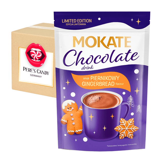 TEMU Mokate - Hot Chocolate Gingerbread - 2-pack (2x120g) - Aromatic Chocolate Drink With Gingerbread Flavor, Christmas Drinking Chocolate - Cocoa Drink Easy & Quick To Prepare 240g