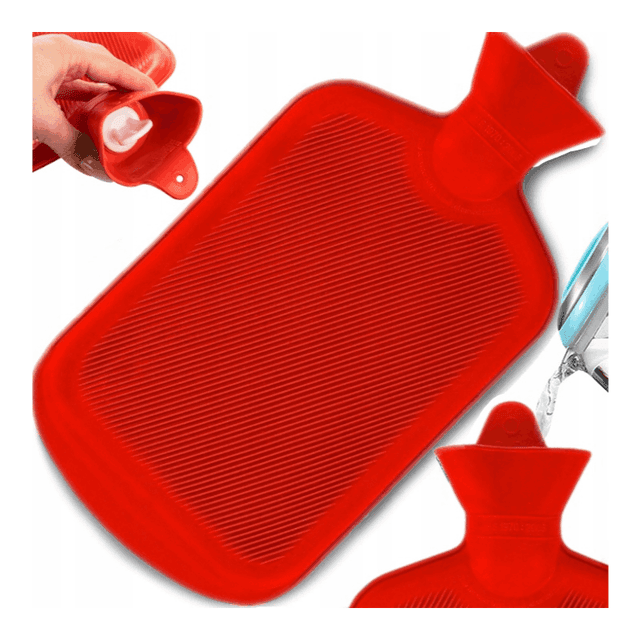 TEMU Großer Klassischer Gummi-Thermobecher für Wassererhitzer, XXL 2000ml, und Effizient