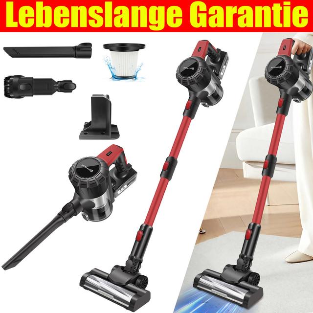 TEMU Odkurzacz 40 min, odkurzacz 15-w-1, ręczny odkurzacz z filtrem HEPA i baterią, ultralekki bezprzewodowy odkurzacz do czyszczenia wszystkich podłóg twardych, płytek, sierści zwierząt domowych