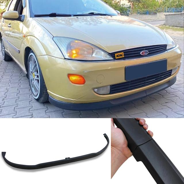 TEMU Front Bumper Lip Wrap For Ford Hb & Sedan 1998-2004 All Car Adjustable Universal Car Tuning