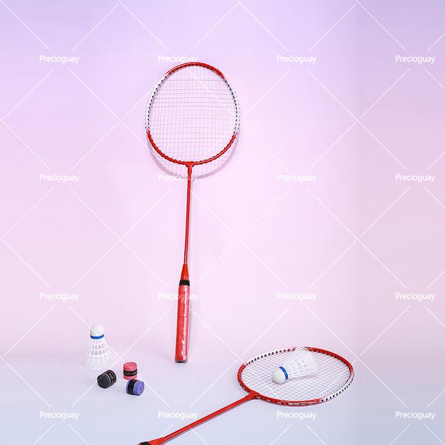 TEMU Conjunto de Raquetas de Bádminton, Equipo de Repuesto para Niños y Adultos, 2 Jugadores