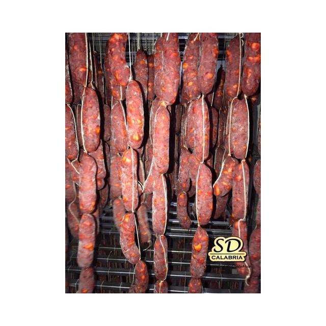 TEMU Seasoned Artisanal Spicy Sausage Sdcalabria 1.2kg, 3 Packs Of 400gr Each