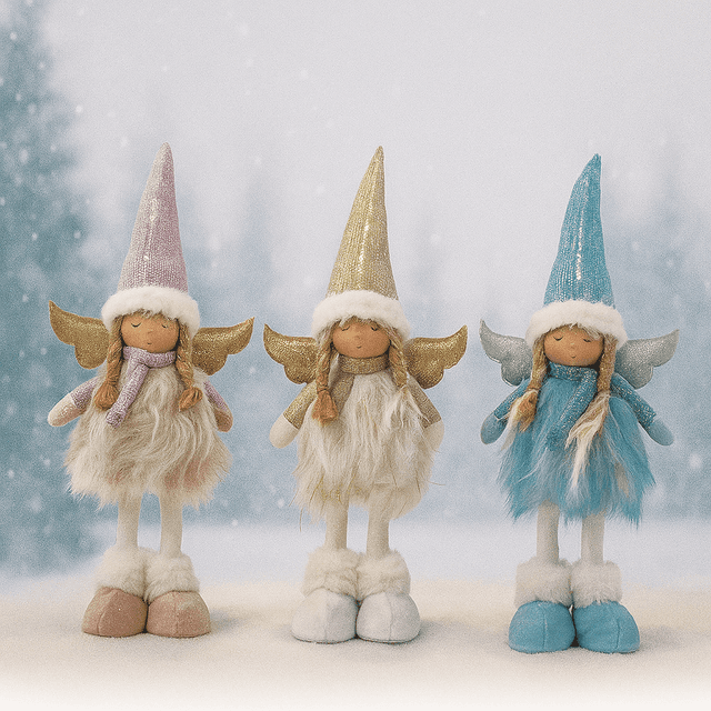 TEMU Christmas With Sequined Hat In Assorted Colors, Height 47-50 Cm