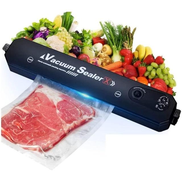 TEMU 60 Kpa Food Vacuum Sealer – Compact, Powerful, And For Wet And Dry Storage With Bags
