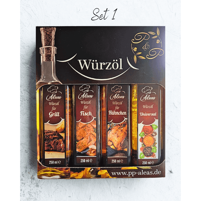 TEMU 4pcs Set Of Sunflower Oil With Spices, Spice Oil Set, Spice Oil For Grill, For Fish, For Chicken, Universal Or Universal Hot 4x250ml Aleas