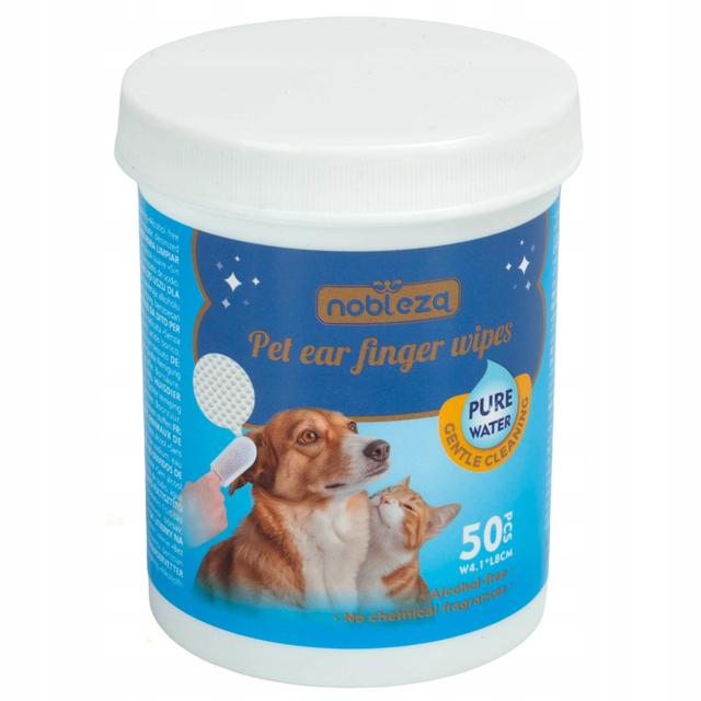 TEMU Toallitas Limpiadoras de Oídos para Perros y Gatos 50 Piezas Cuidado E Higiene De De
