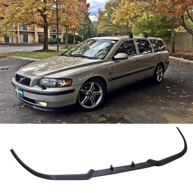 TEMU Front Bumper Lip For S60r V70r V70 R Model All Cars Diffuser Euro Spoiler Lip Universal