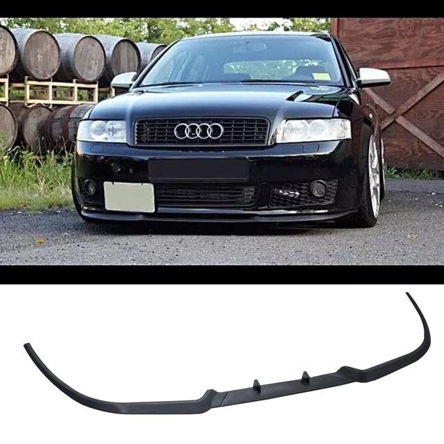 TEMU Elülső lökhárító száj Audi A4 S4 B6 R modellhez, univerzális diffúzor spoiler száj, minden autóhoz