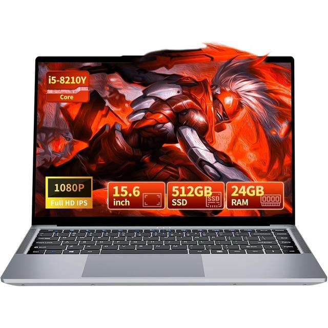 TEMU Laptop With -8210y Processor, 24gb , 512gb Ssd, 15.6 Inch Fhd 1920x1200 Display, Notebook Pc With Type-c, Usb3.0, , Bt5.0, Wifi5.