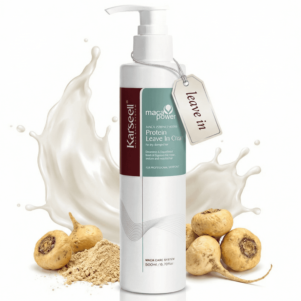 TEMU Maca Hair Repair Cream With Hydration Smoothness Shine Fiber Repair Capillary Elasticity Dry Damaged Hair Strengthening Recovery Tips Daily Treatment 200 Ml